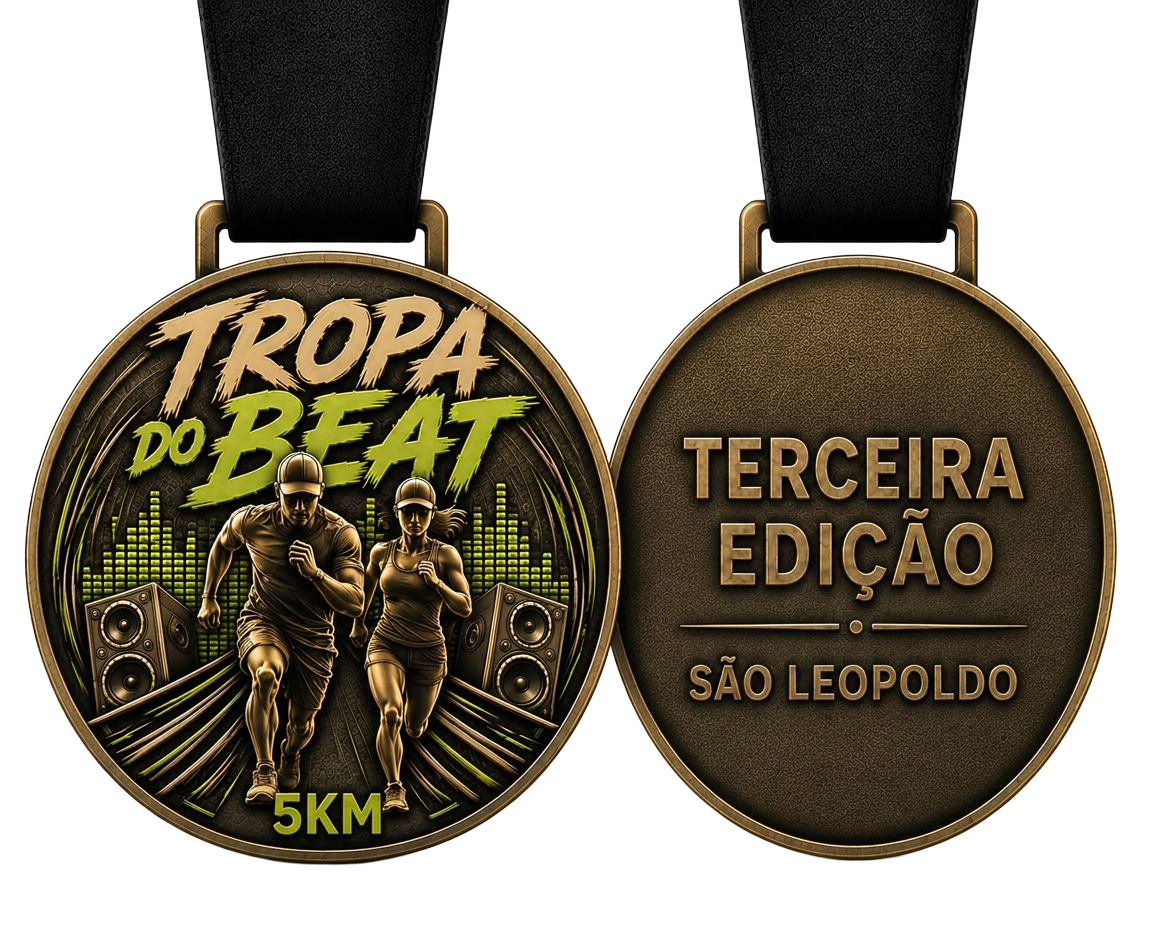 Medalha da edição — Inscrição + Kit (Camiseta + Medalha)